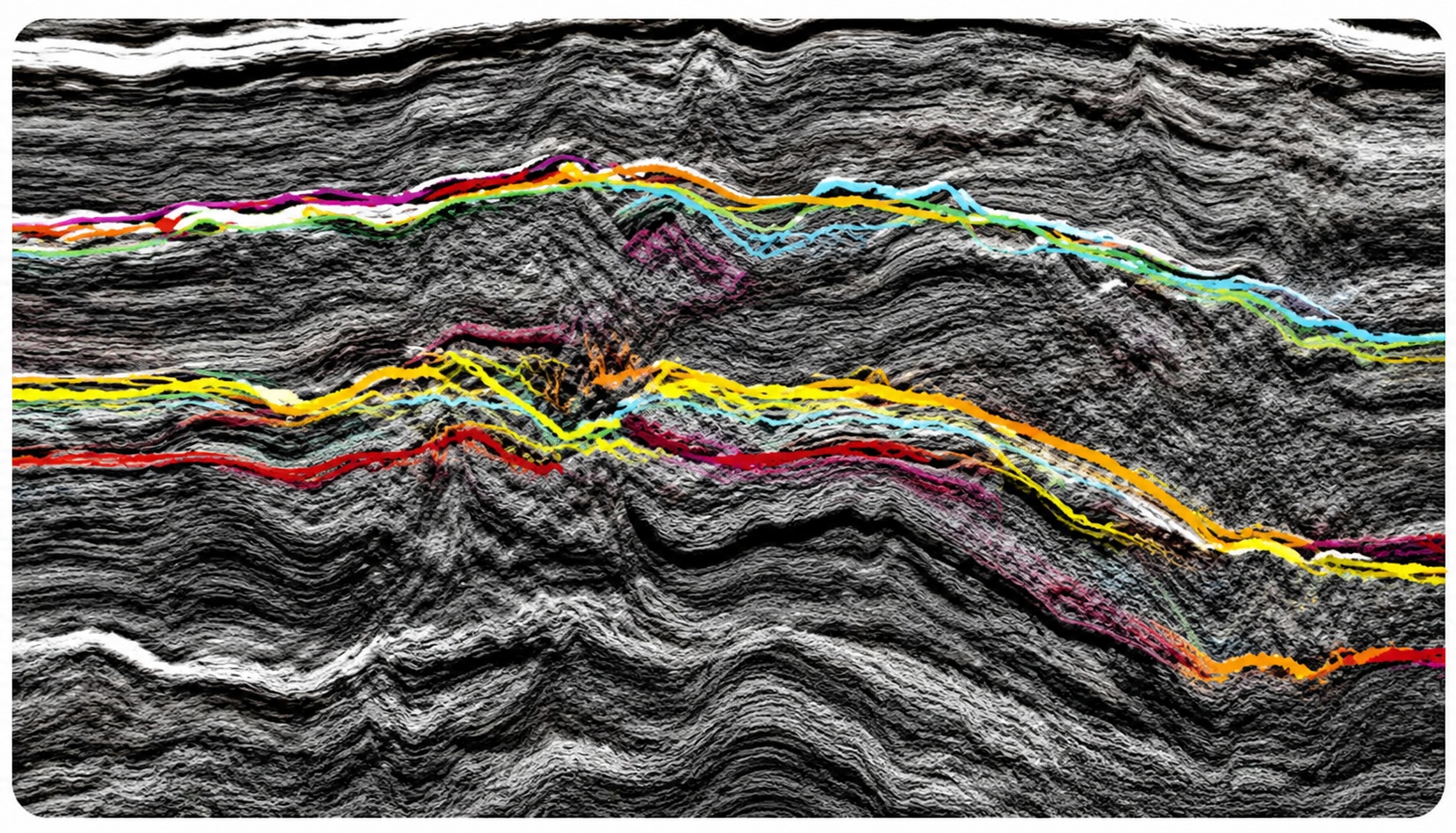 Reprocessed seismic section